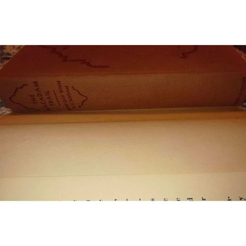 The Macadam Trail: Ten Thousand Miles by Motor Coach  First Edition 1931 dj